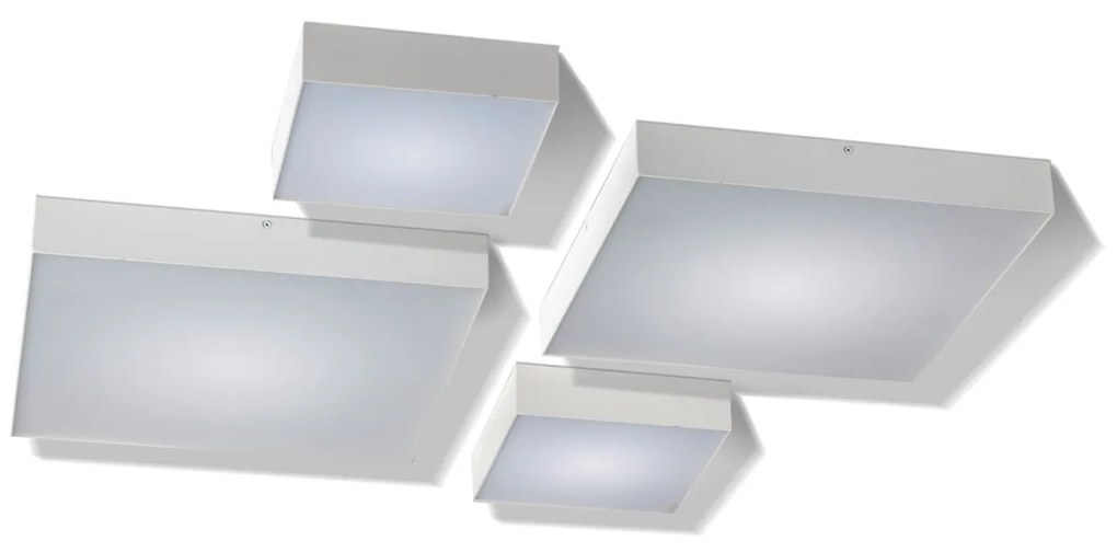 Plafoniera LED design slim MONZA S 22 3000K neagra