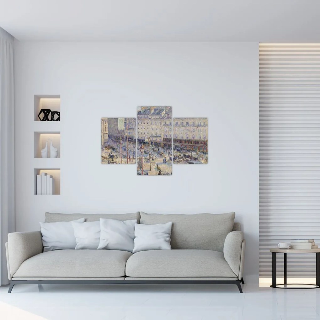 Tablou - Camille Pissarro, The Place du Havre, reproducere (90x60 cm)