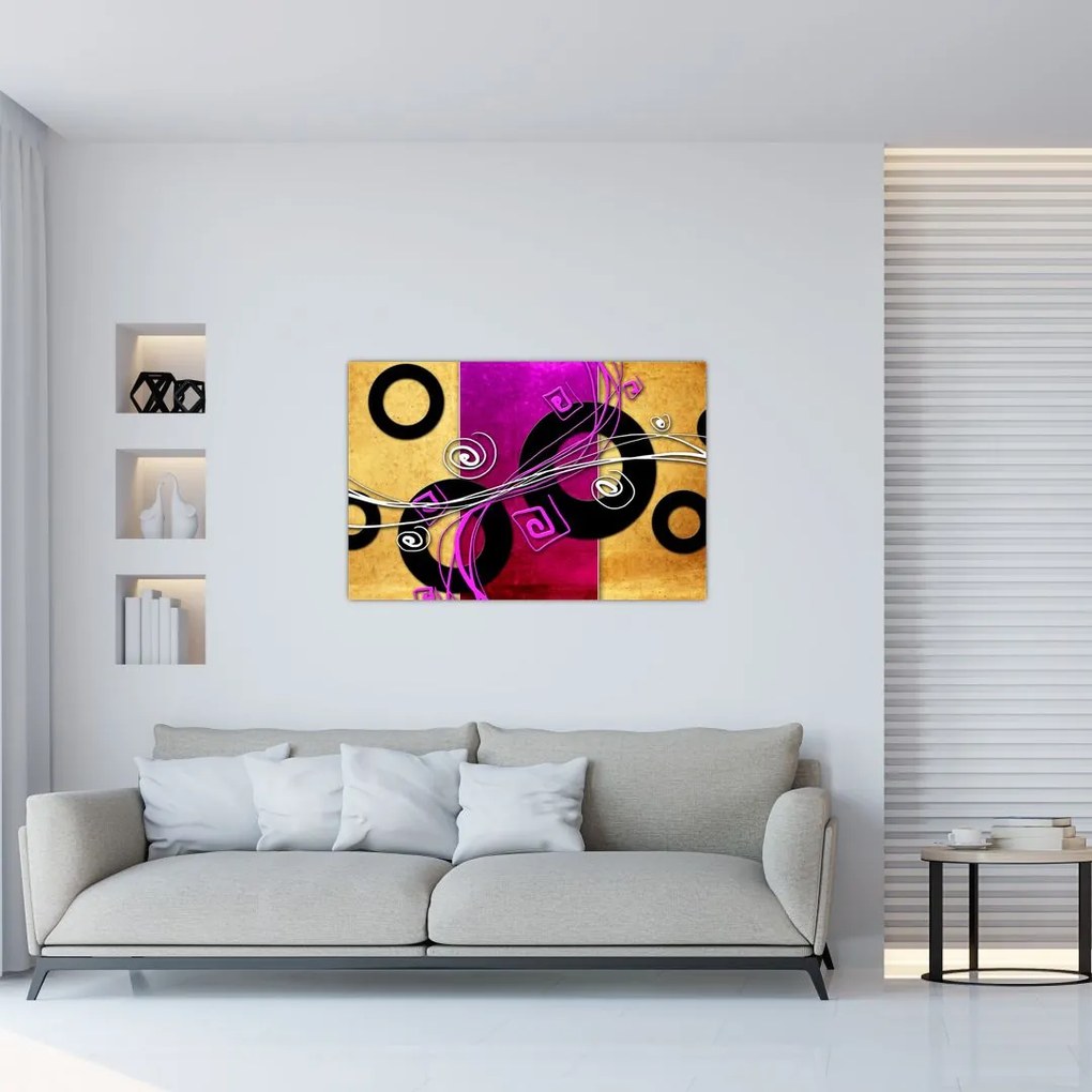 Tablou abstracției (90x60 cm)