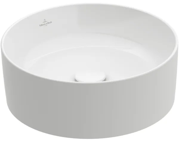 Lavoar pe blat, Villeroy&amp;Boch Collaro, material TitanCeram, 40cm, Alb Alpin, 4A184001