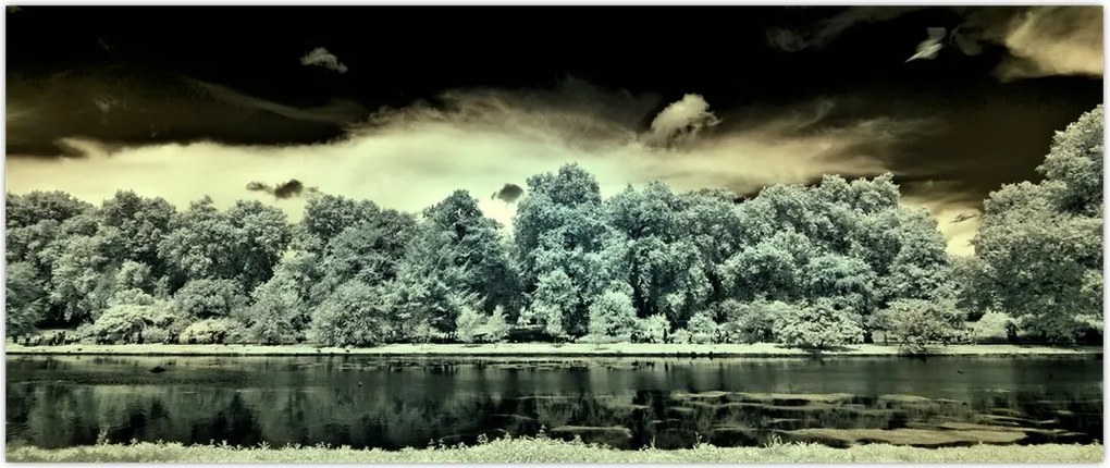 Tablou suprafeței de apă (120x50 cm)