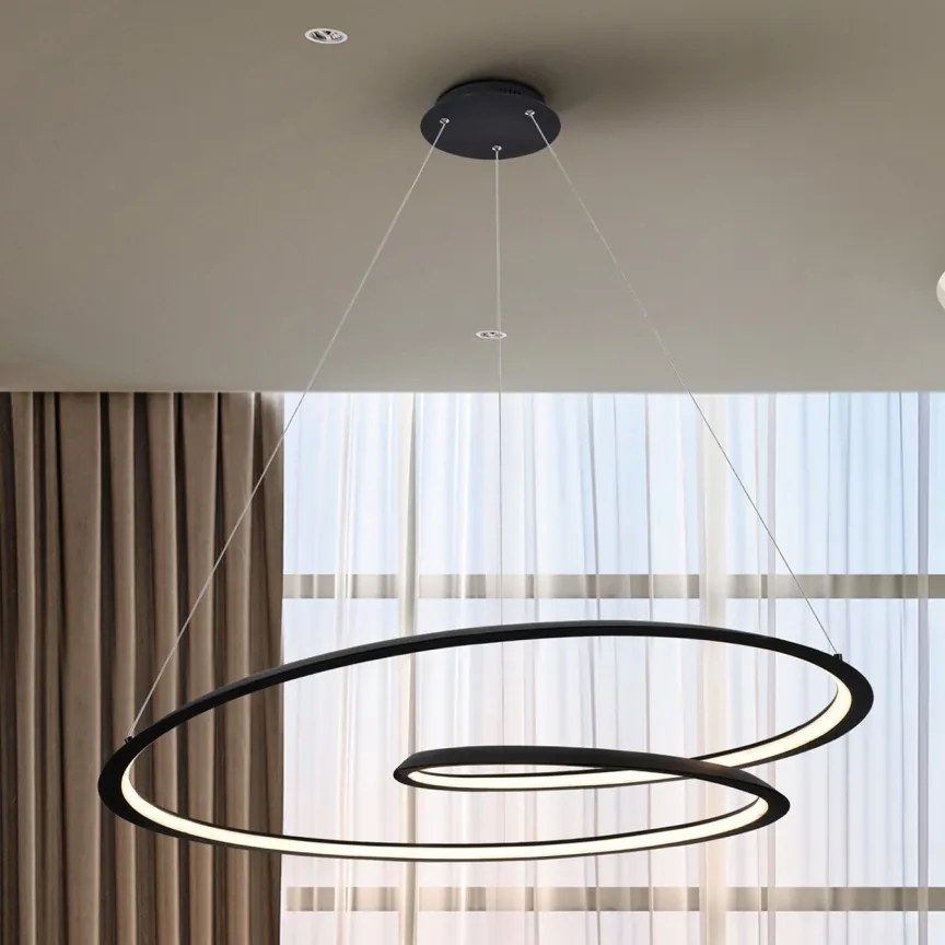 Lustra LED design XL ultra-modern Looping Ã97cm