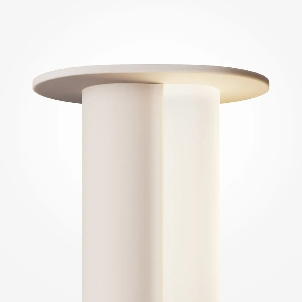 Veioza LED portabila/reincarcabila ASYM bej