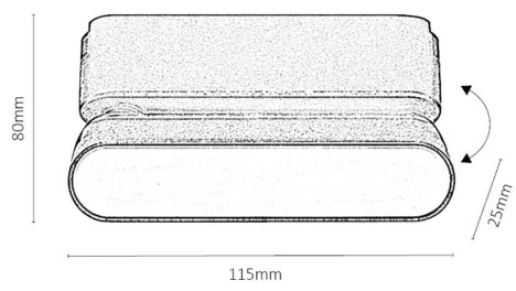 Plafonieră LED pentru sistem de șină monofazic Rabalux 70105 LiTrack LED/6W/24V 11,5 cm