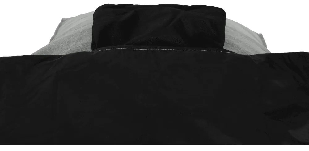 Fotoliu tip sac, material textil gri deschis, EGALEO