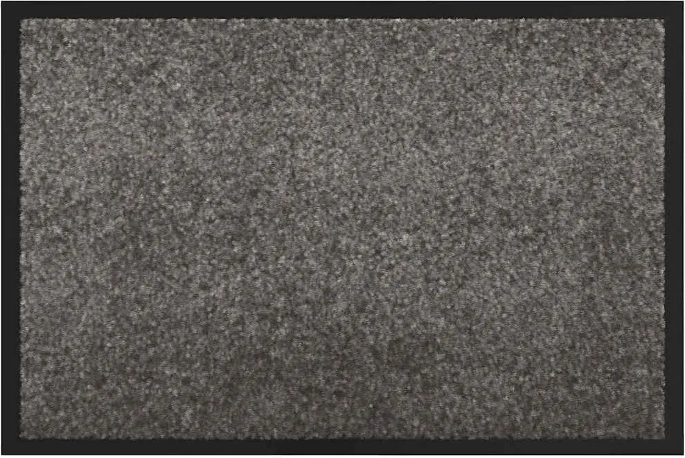 vidaXL Covoraș de intrare Gri deschis 60 x 40 x 1.2 cm Țesătură Teddy