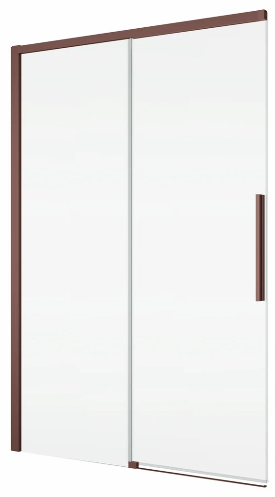 Usa culisanta de dus in nisa, 1300 mm, bordeaux metal, doua elemente, Ronal Oriana Bordeaux metal, 1300 mm