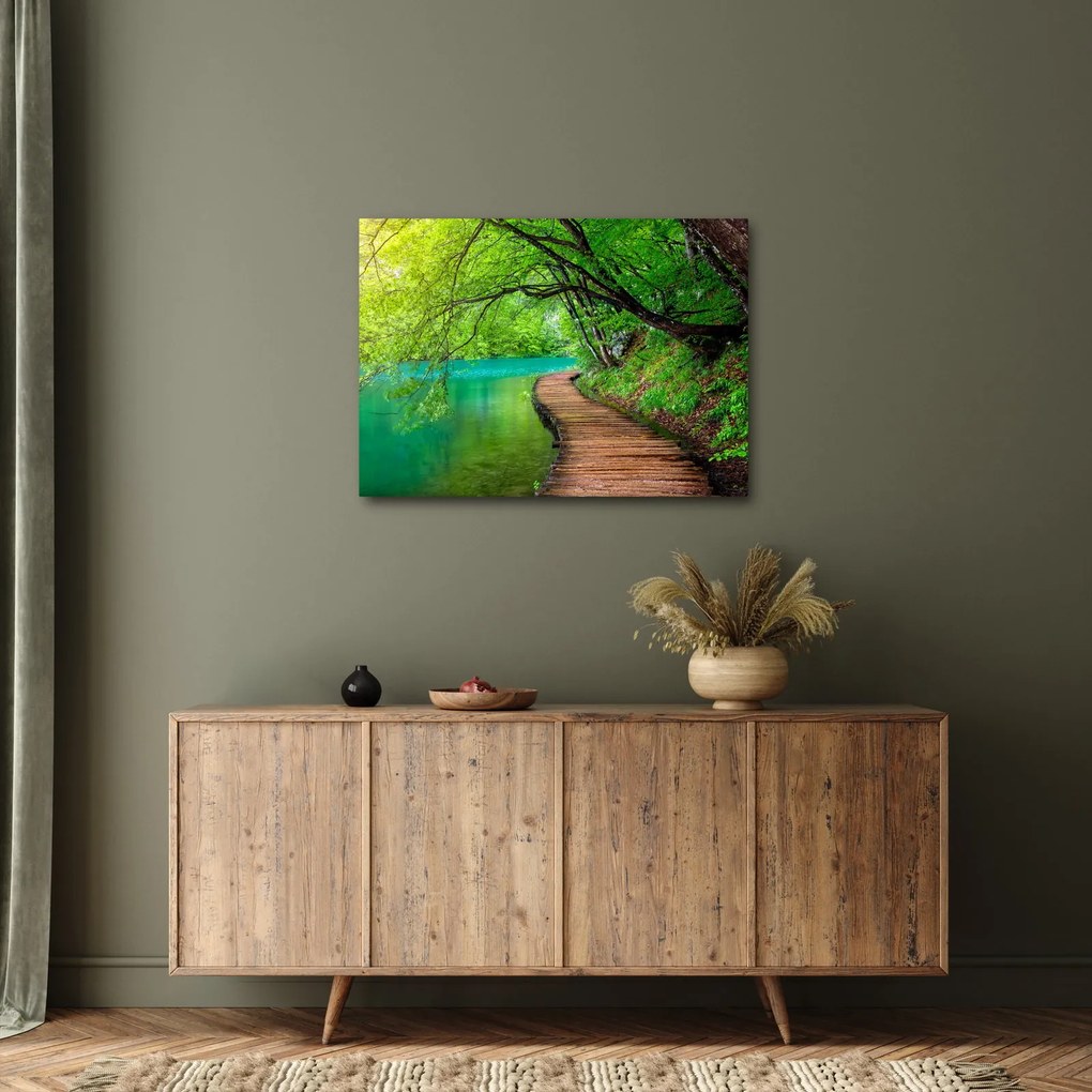 Tablou - Lacurile Plitvice (70x50 cm)