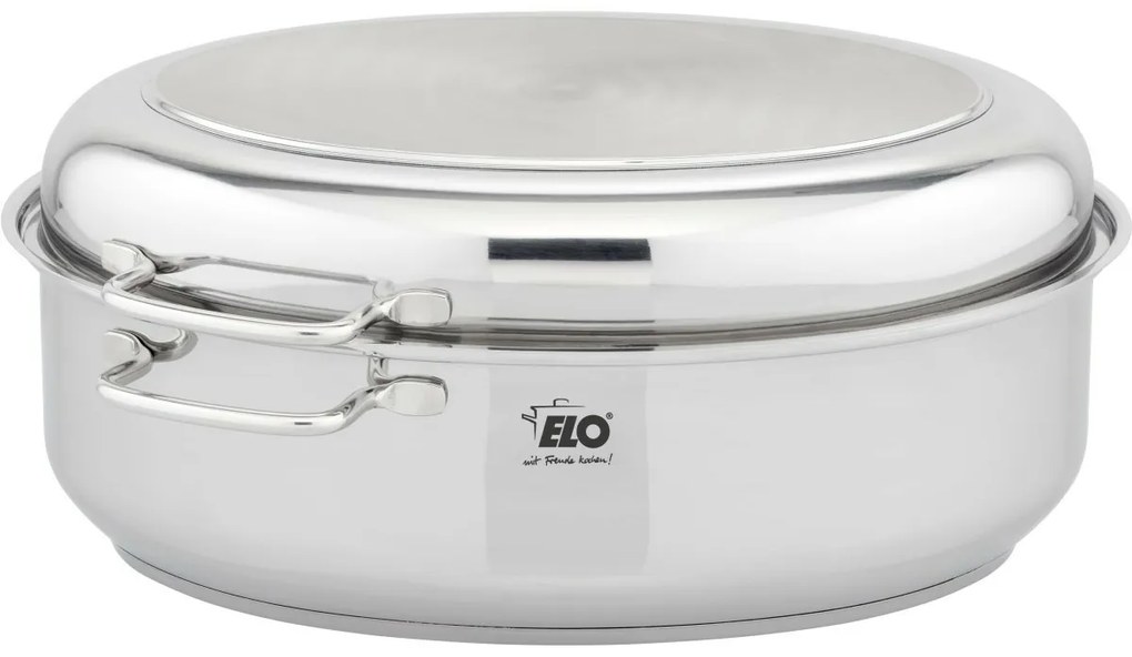Elo 99938 Tavă de copt cu capac și grătar Bella Gusto 38 x 27,5 cm