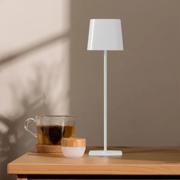 Lampă solară LED de masă, magnetică, 5W, 5V, 3000-6000K, 3600 mAh, IP65, albă