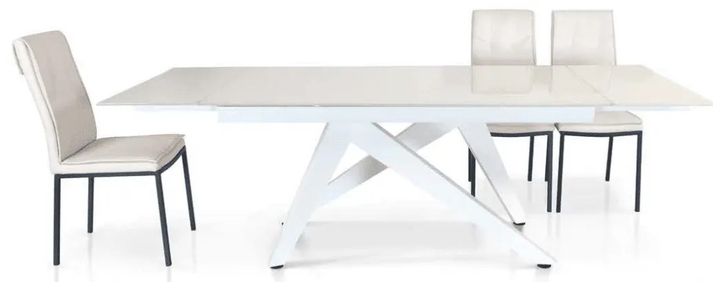 Scaun Rain, structura metalica, piele ecologica - BEJ