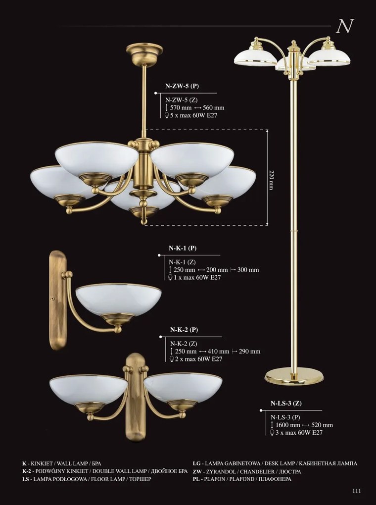 Veioza design clasic realizata manual N