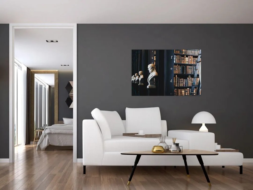 Tablou - La bibliotecă (90x60 cm)