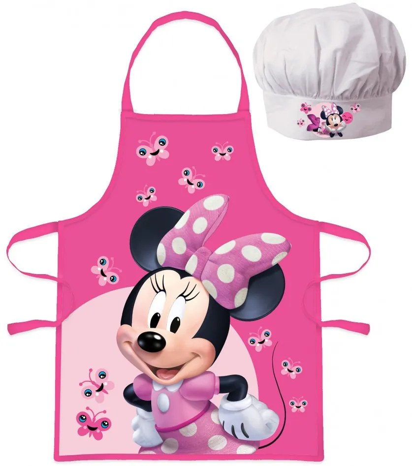 Disney Minnie Sparkling Eyes Set șorț de copii 2 piese