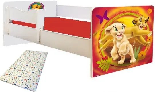 Pat junior Simba cu saltea inclusa
