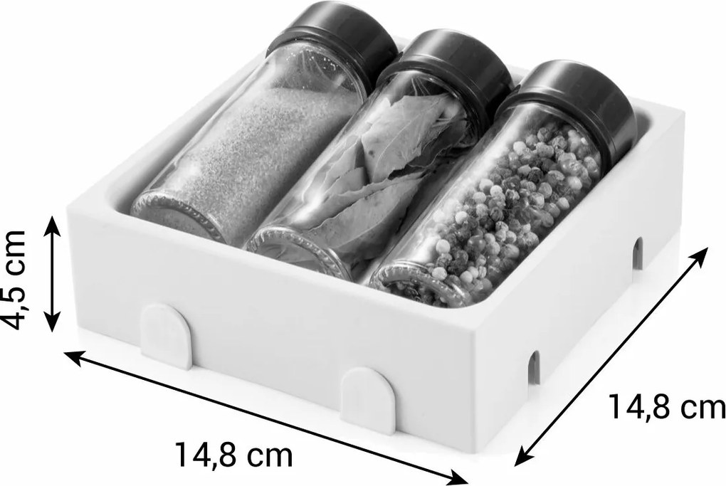 Tescoma Suport pentru condimente FlexiSPACE, 14,8x 14,8 cm