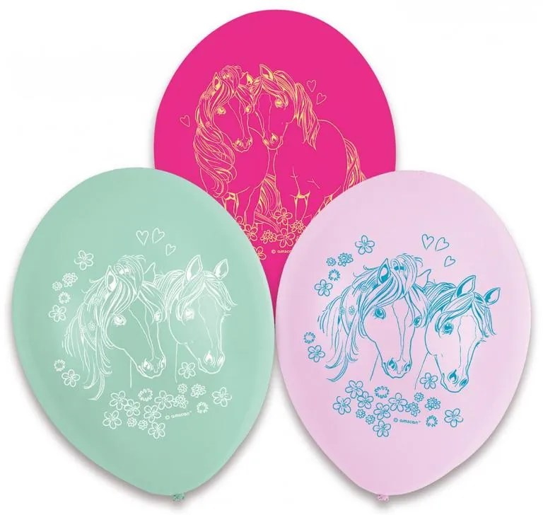Cal Pretty Balon ponei, 6 buc 9 inch (22,8 cm)