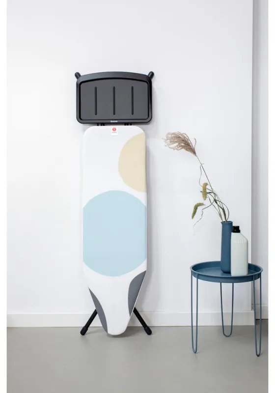 Masa de calcat Brabantia B 1003358, 124x38 cm, 7 pozitii de reglare, Suport generator de abur, PerfectFlow, Multicolor