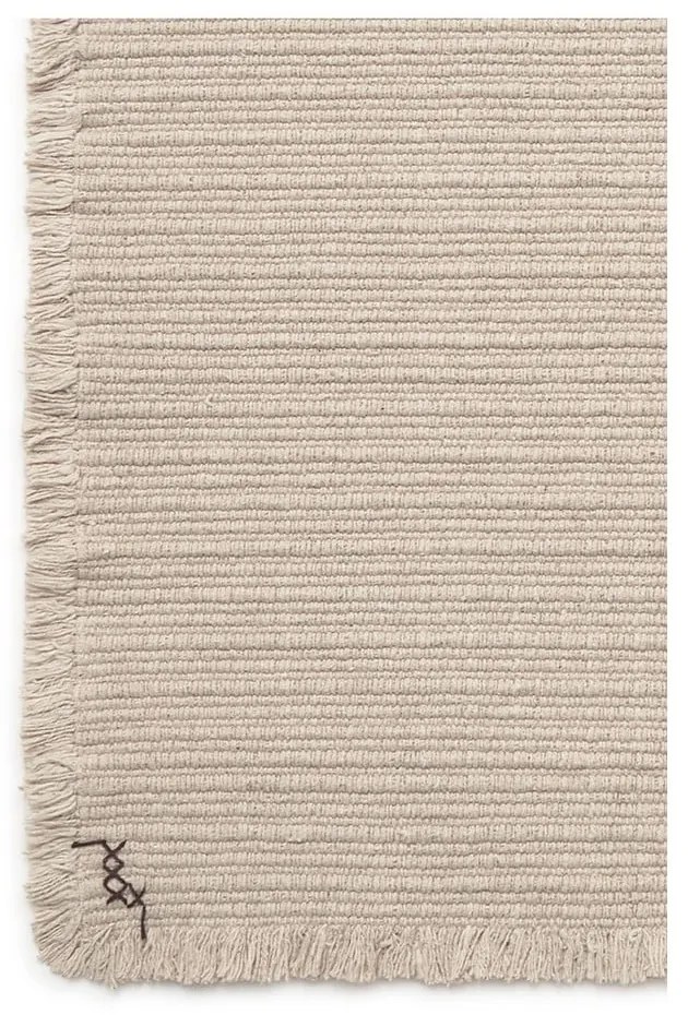 Covor crem țesut manual din bumbac 140x200 cm Handloom – Lorena Canals