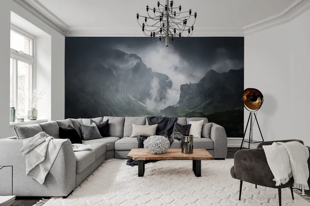 Fototapet, Foggy Valley, Rebel Walls