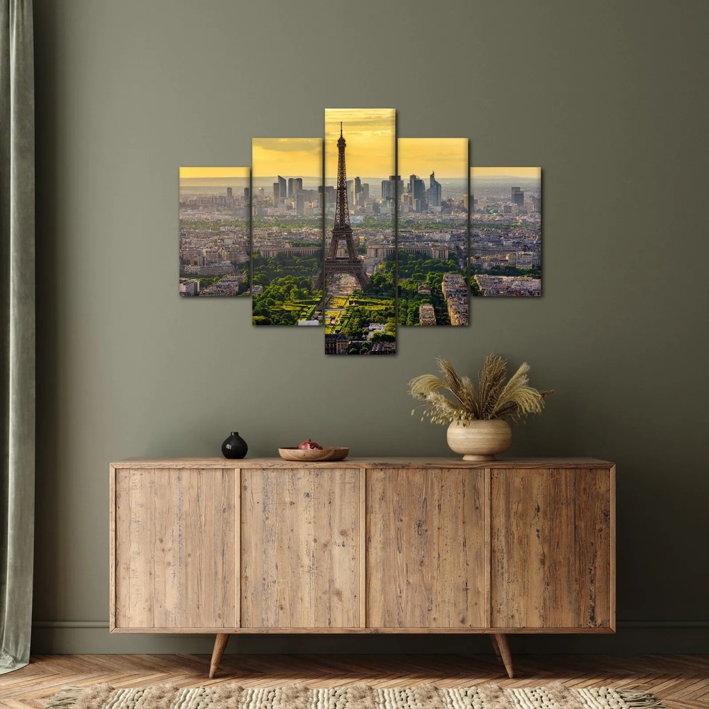 Tablou - Panorama Parisului (150x105 cm)