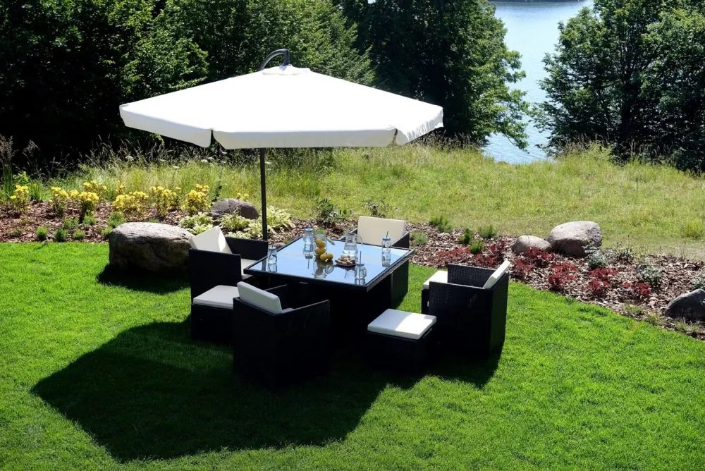 Umbrelă de gradină pliabilă 350cm Cream