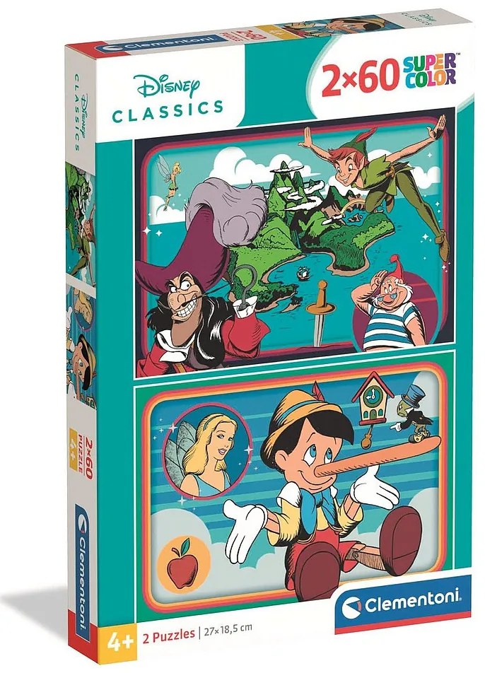 Disney Classics Puzzle Clementoni 2x60 piese