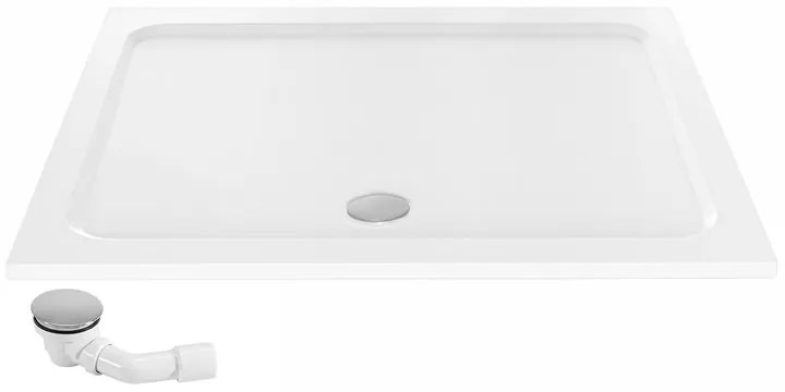 Cada pentru dus din acril Rea Belmond 90x120 alb