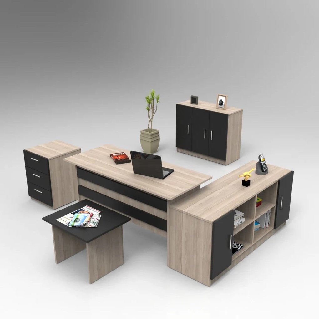 Set mobilier de birou VO16 - OB ( 5 piese)