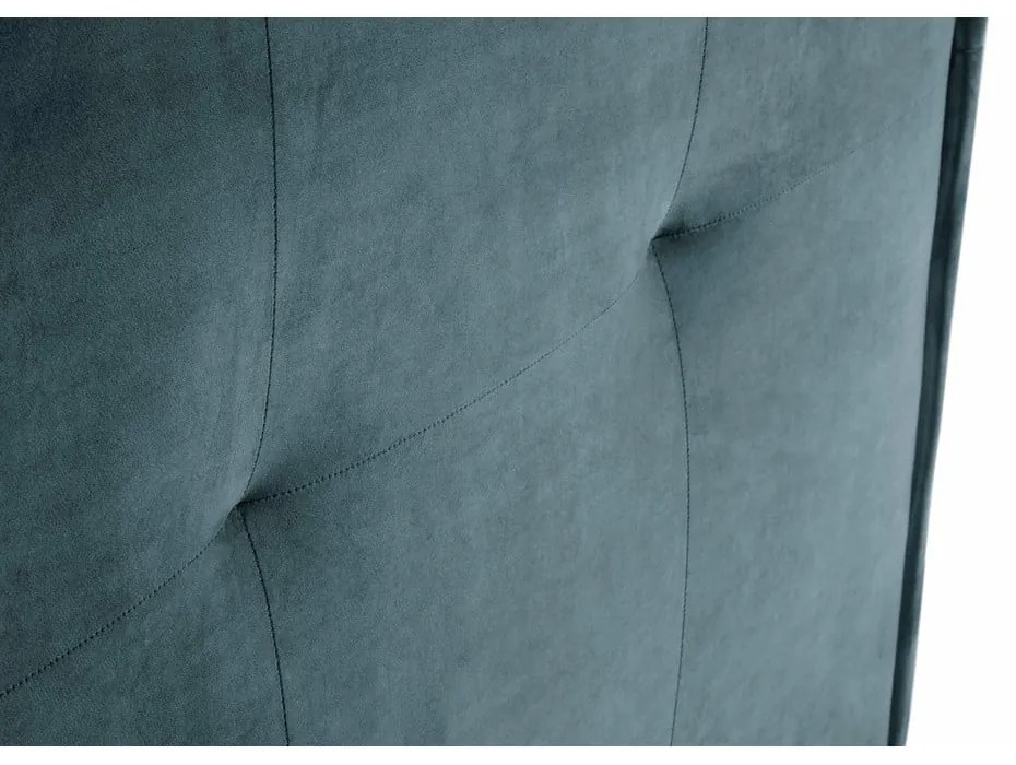 Tăblie de pat albastru petrol 180x120 cm Monica – Milo Casa