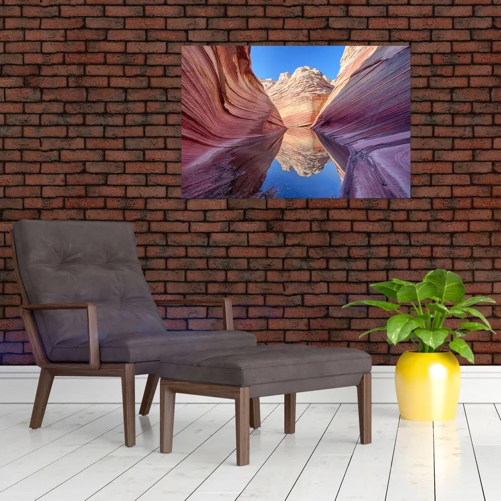 Tablou - valurile de Arizona (90x60 cm)