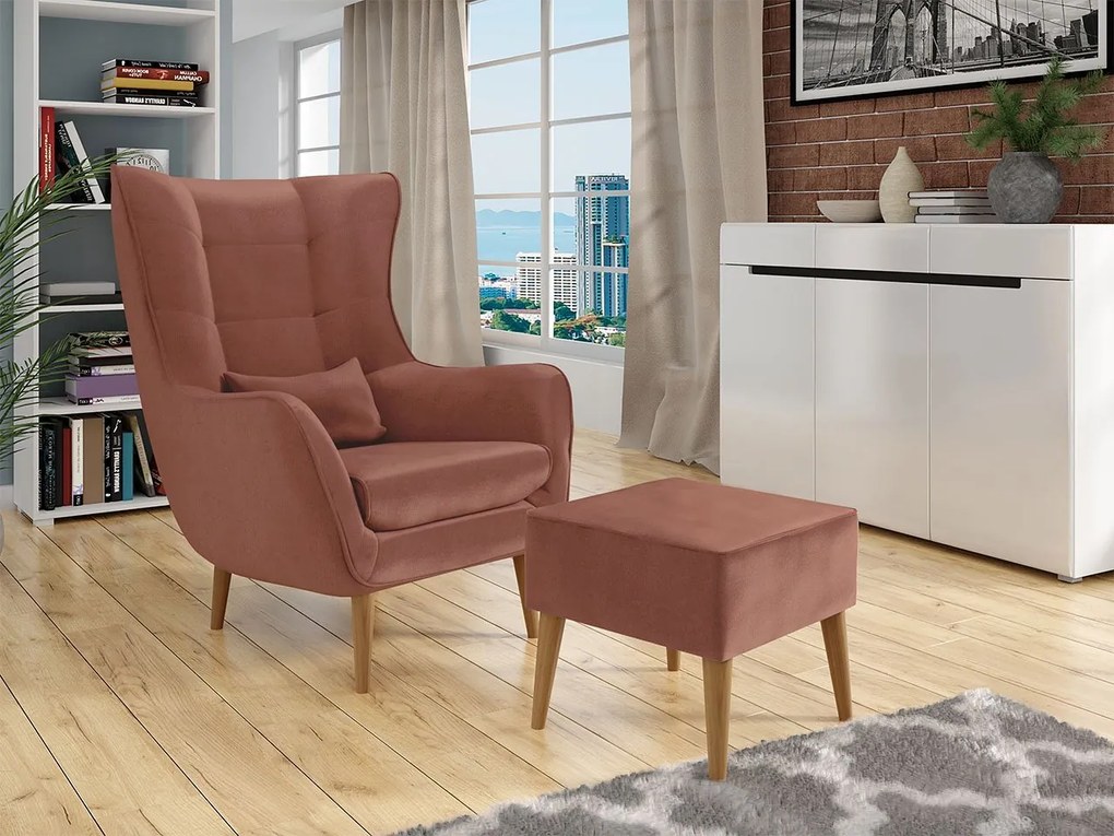 Fotoliu Fendora (cu taburete) (kronos 29). Promo -17%. 1053648