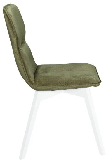 Set Masa Rotunda Cu 6 Scaune Demi New, Alb Si Natur