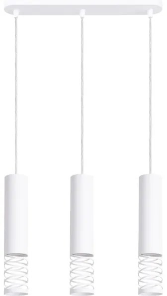 Lustră pe cablu Sollux SL.1688 LAMI 3xGU10/10W/230V alb