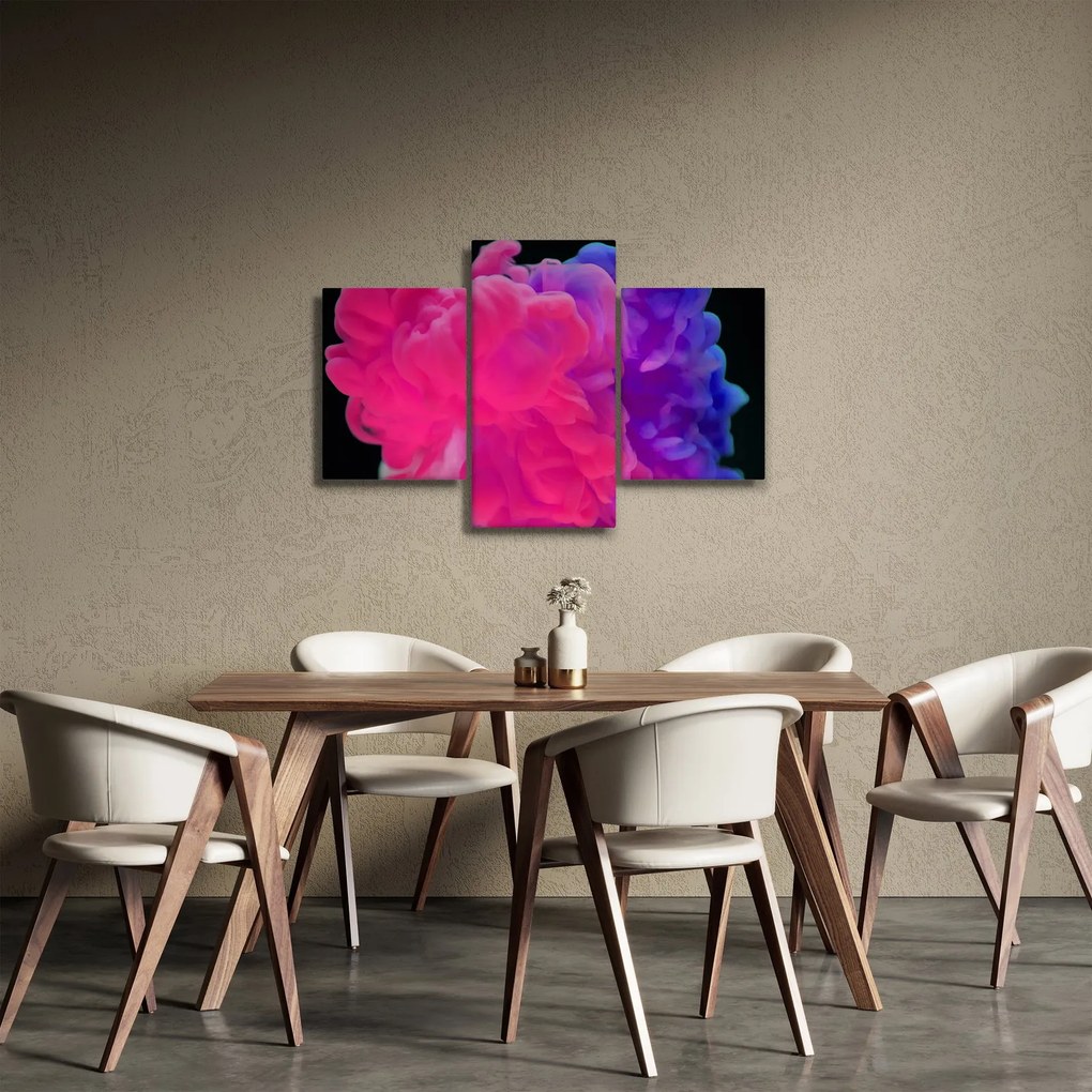 Tablou cu fum colorat (90x60 cm)