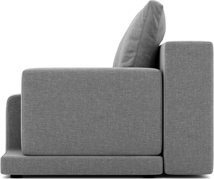 Canapea lemn masiv extensibilă Rand, 260 × 102 × 67 cm