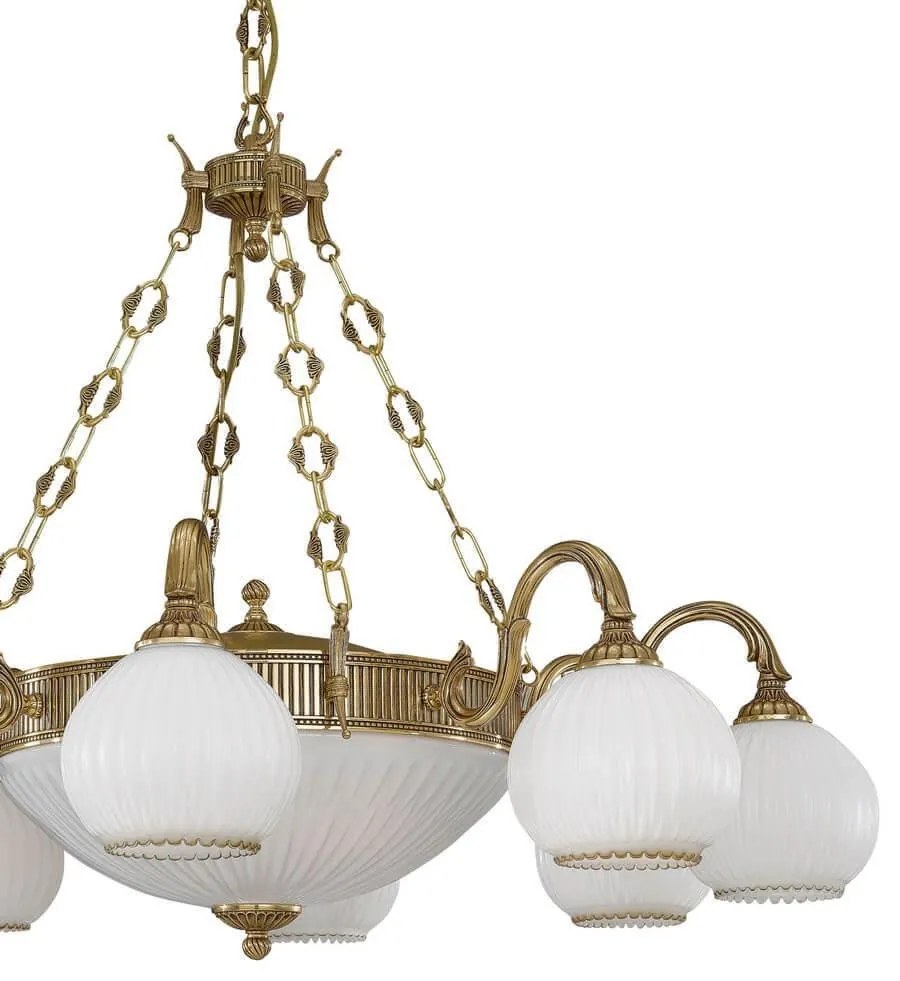 Lustra clasia din alama 8+3 design italian 9300