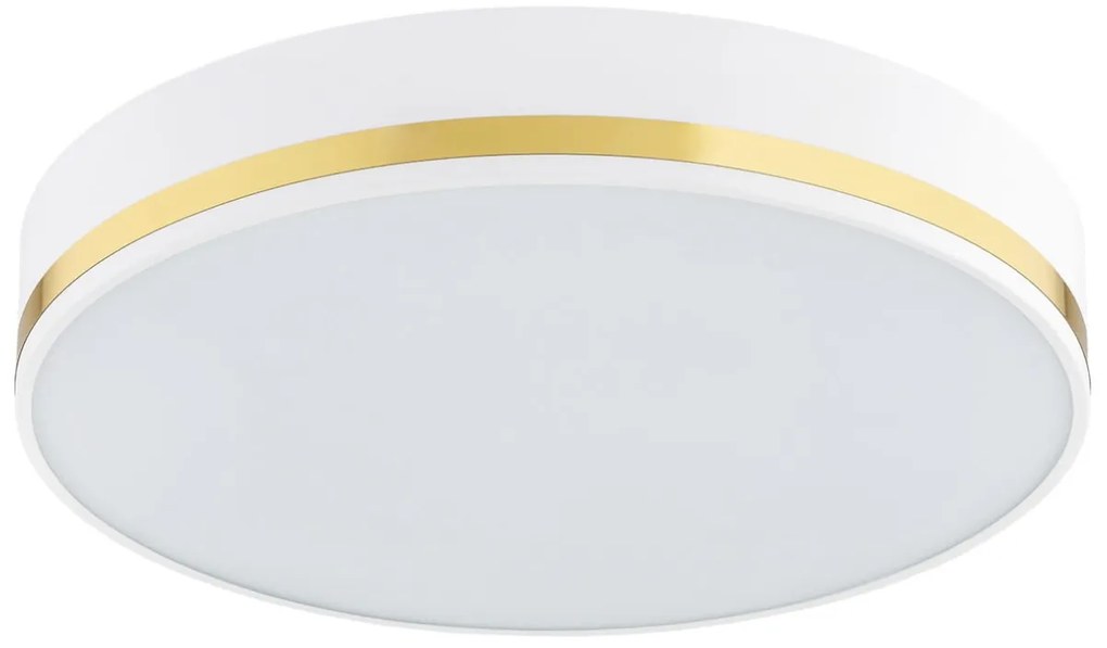 Plafoniera design modern AMORE alb, diametru 25cm