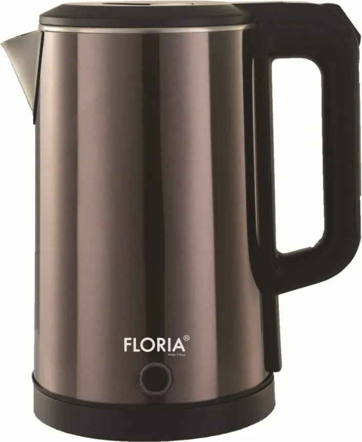 Fierbator Floria ZLN6142 Gri, 1.8L, putere 1650W, indicator luminos