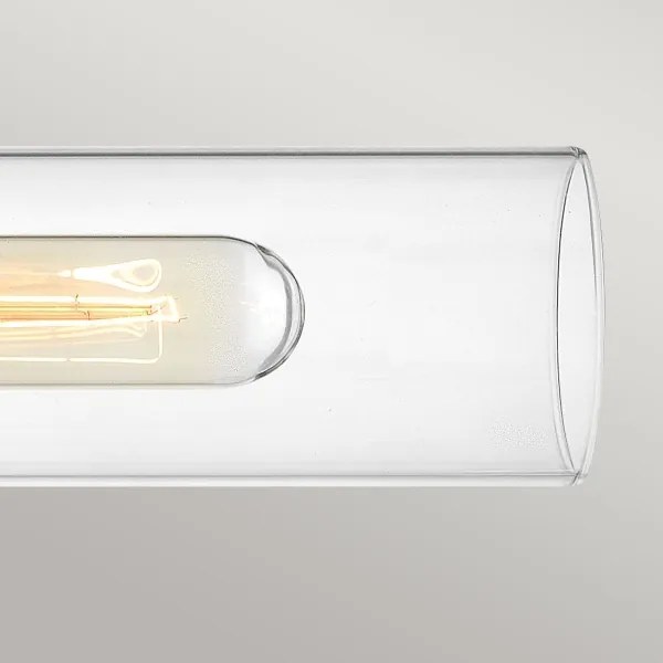 Hinkley HK-ELLISON2-BK-BN - Aplica de baie ELLISON 2xE27/40W/230V IP44 neagră