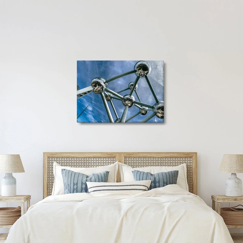 Tablou- atomium la Bruxelles (70x50 cm)