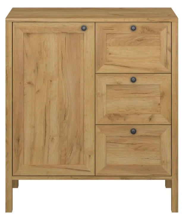 Comodă Keira 1D3S (Stejar craft auriu). 1052991