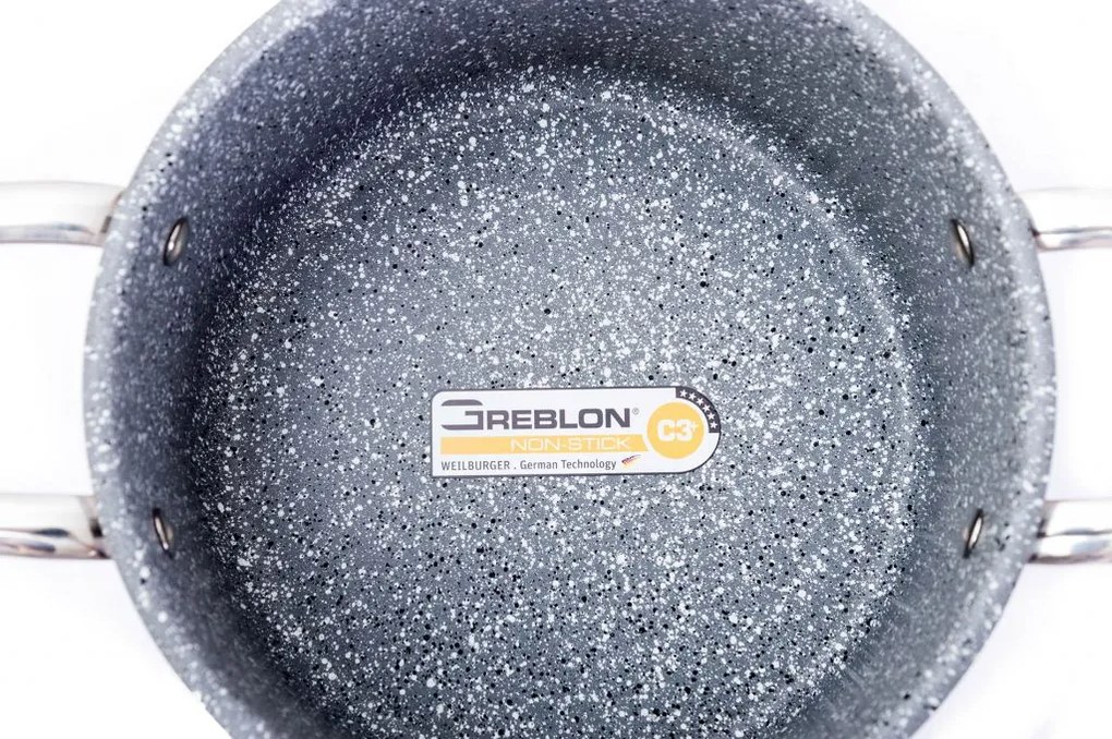 Oală G21 Gourmet Miracle - oțel inoxidabil/greblon-28 cm