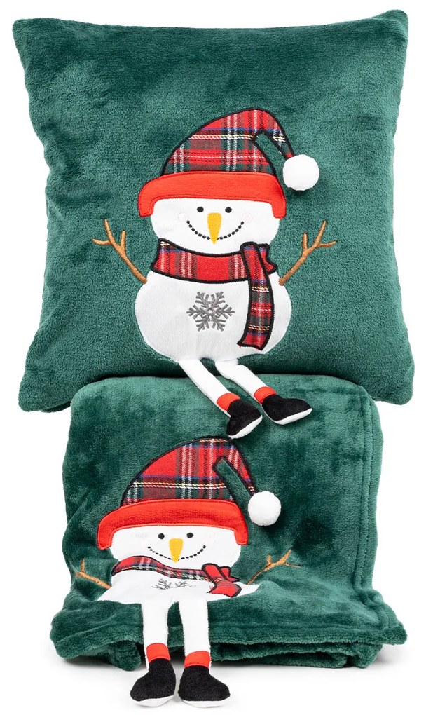 Pătură de Crăciun 4Home Snowman , 150 x 200 cm