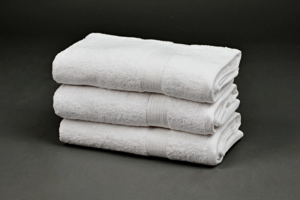 Prosop SOFT 50x90 cm alb, 100% bumbac