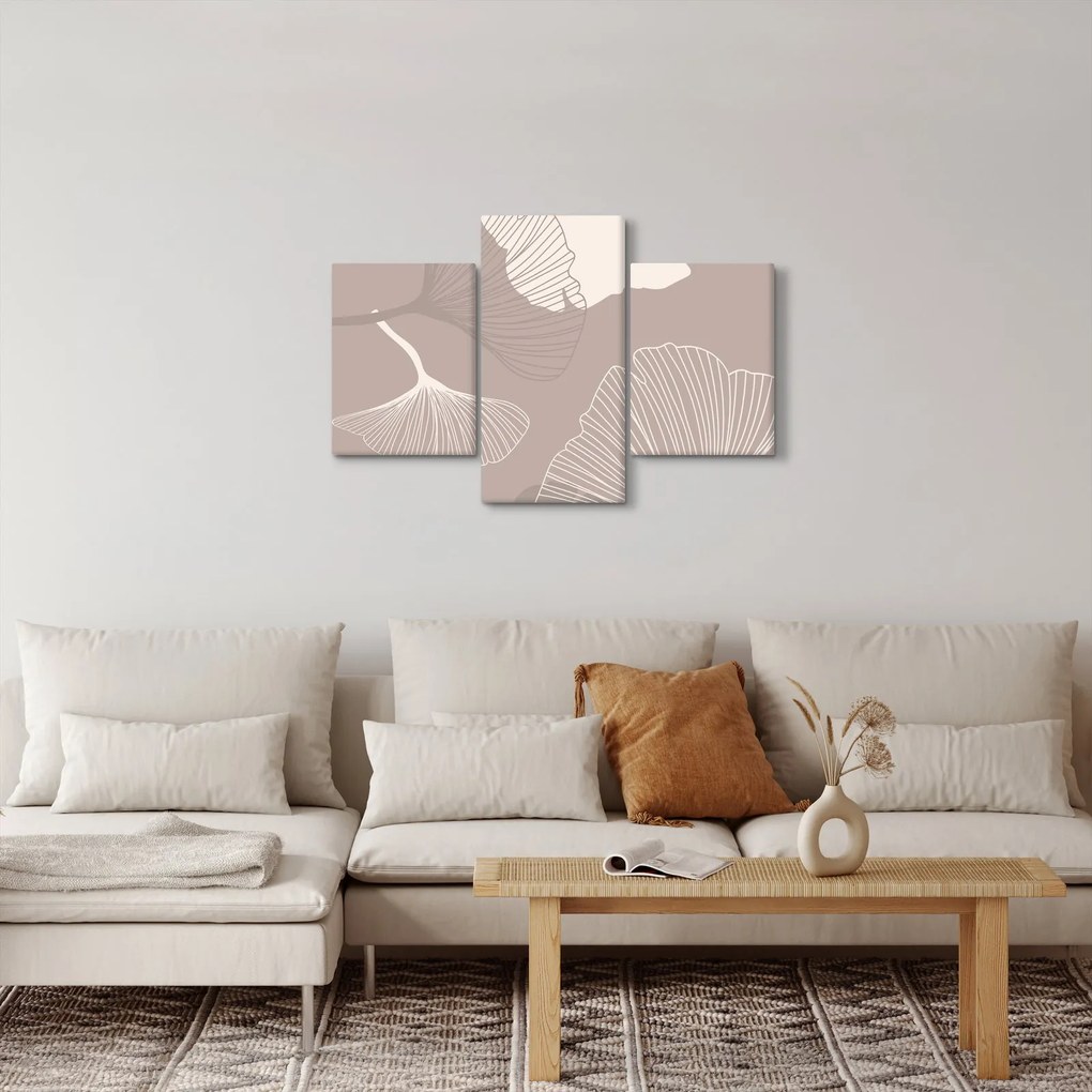 Tablou - Frunze bej N⁰1 (90x60 cm)