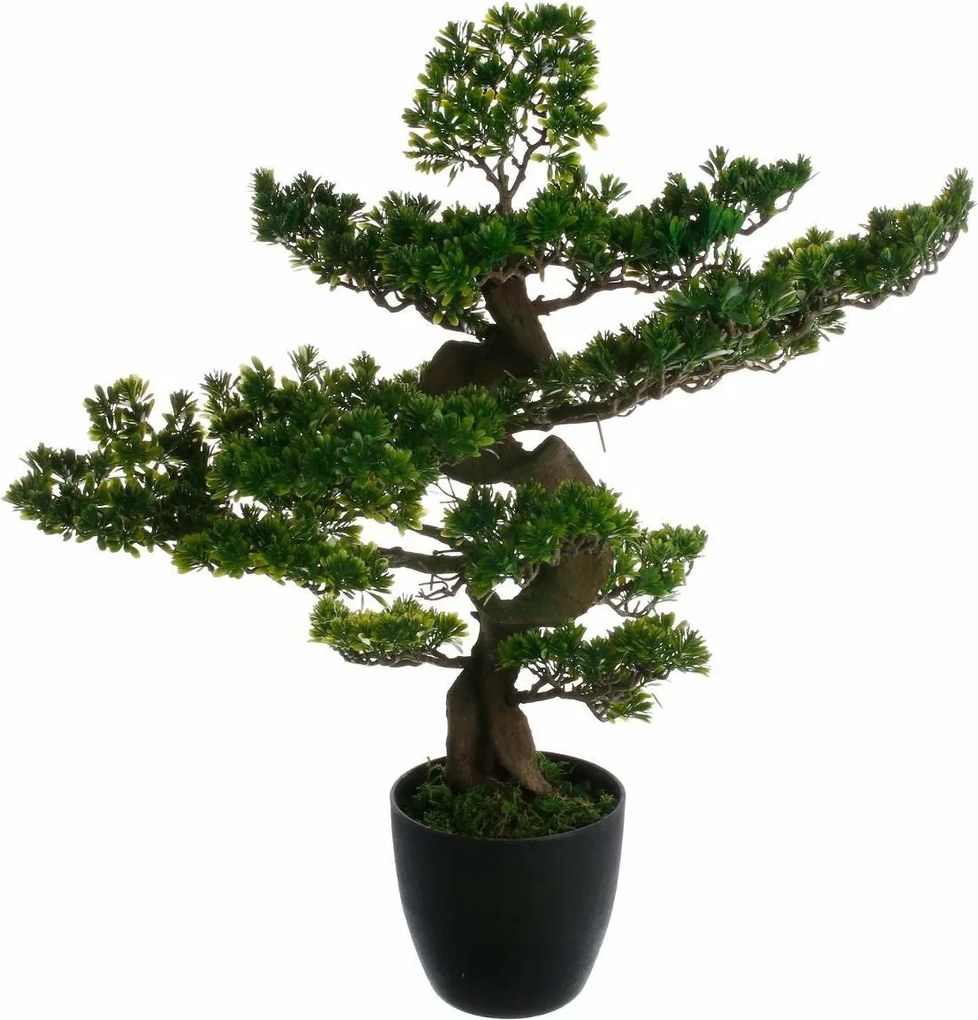 Bonsai artificial in glastra, 80 cm