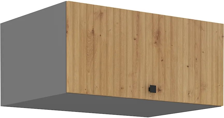 Dulap superior de bucătărie Avantoe 80 NAGU 36 1F (Stejar artisan + Antracit). 1049641