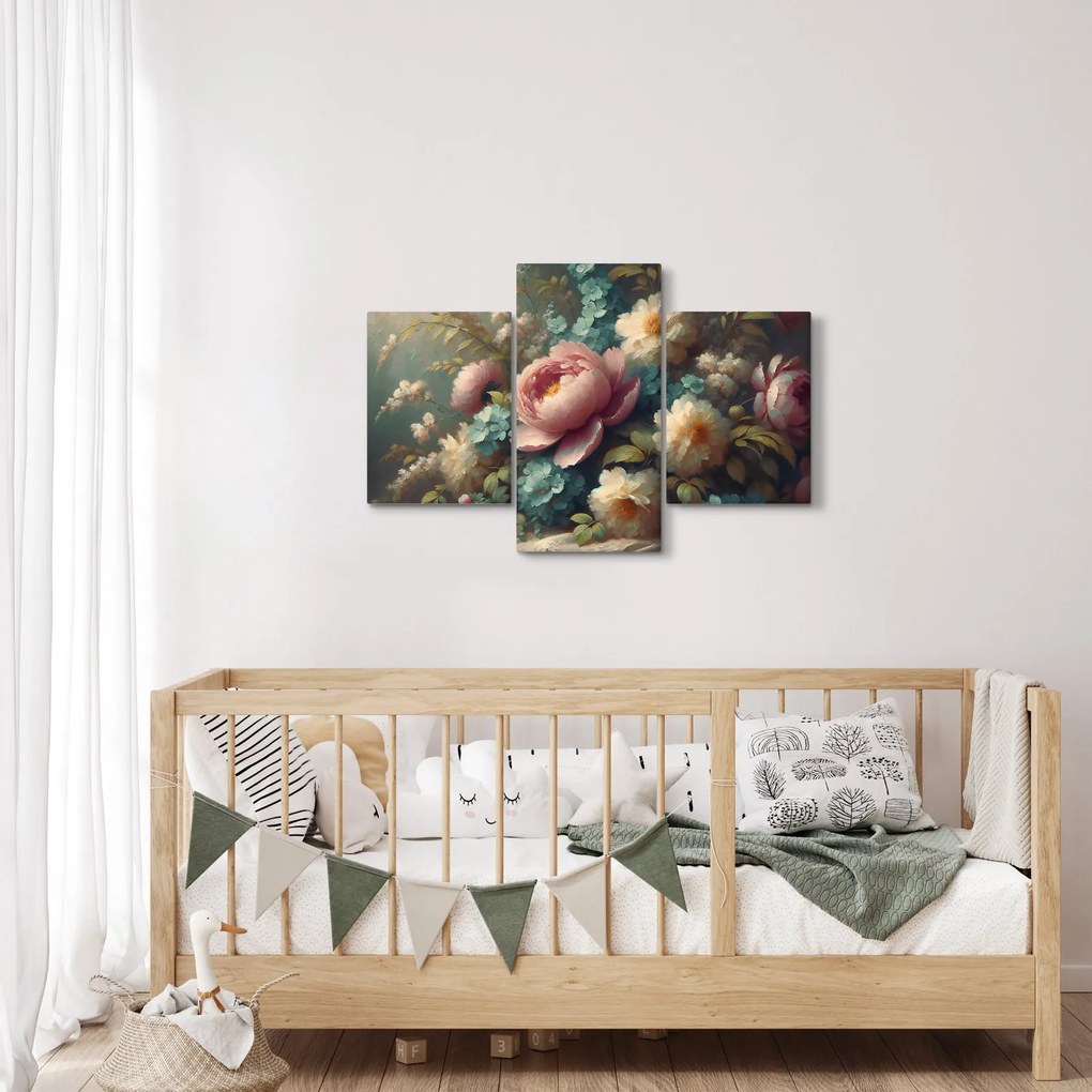 Tablou - Natură moartă cu flori - pictură (90x60 cm)