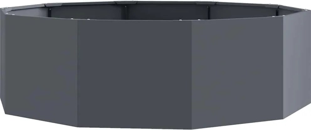 vidaXL Jardinieră Antracit 120 x 120 x 35 cm Oțel